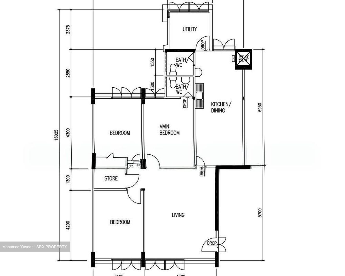 Blk 303 Teck Ghee Vista (Ang Mo Kio), HDB 4 Rooms #566134191